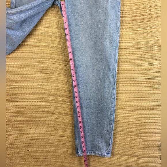Abercrombie & Fitch High Rise Dad Jean Criss-Cross Crossover Waistband Size 26 - Picture 13 of 13